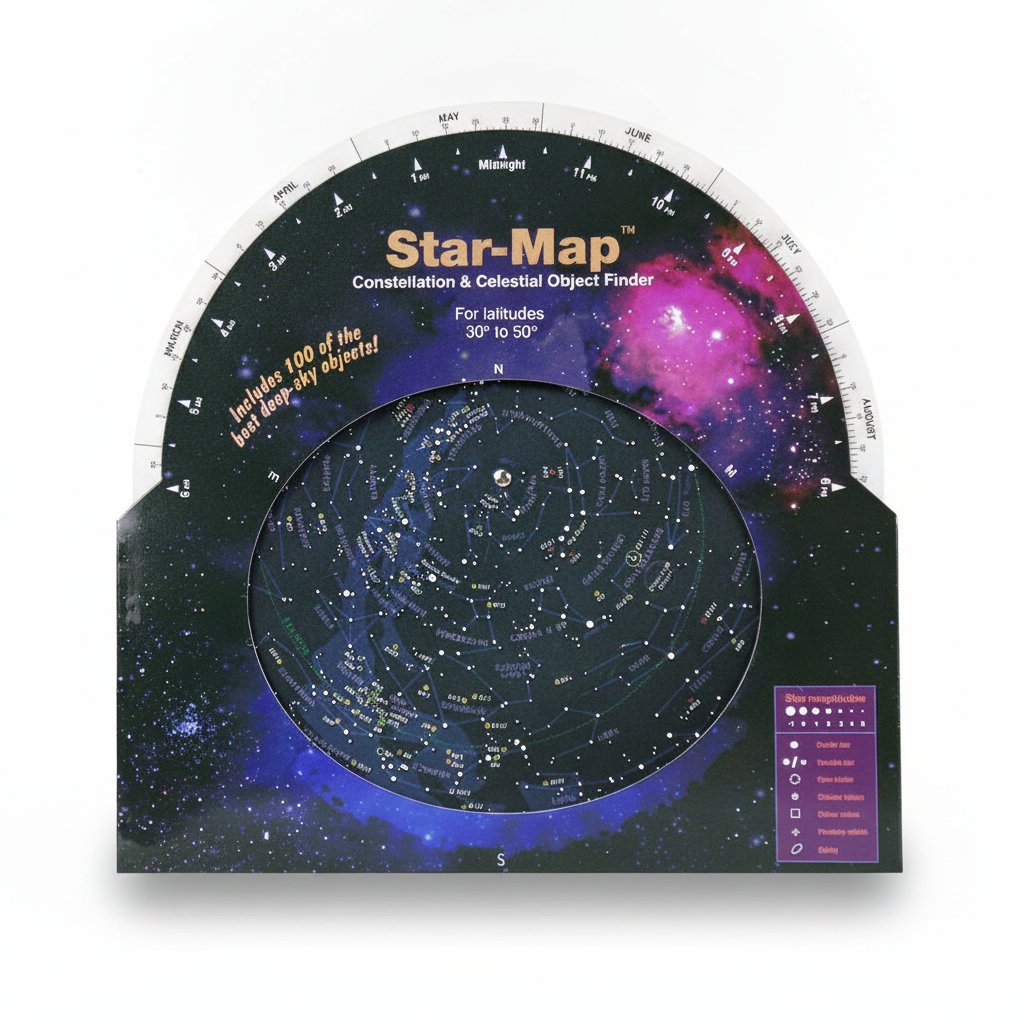 Carte du ciel rotative pour débutants