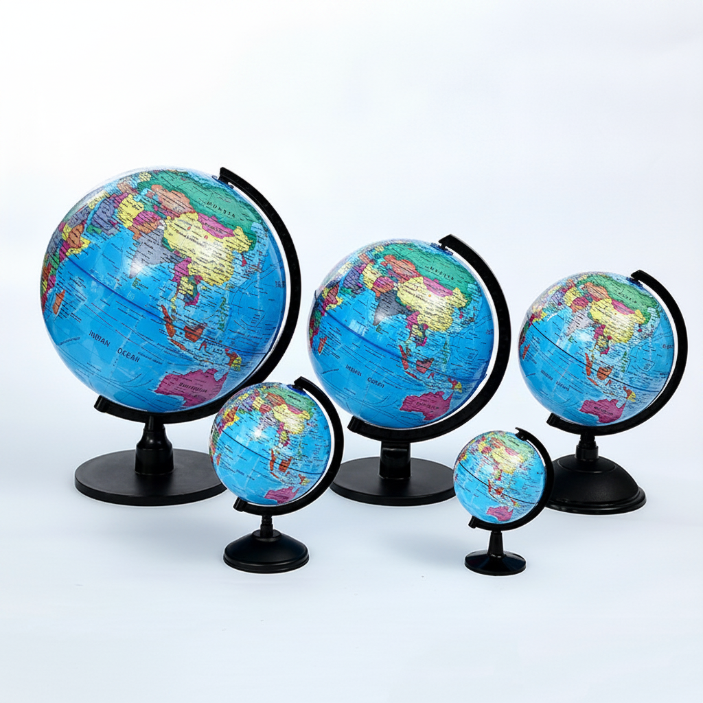 Globe terrestre éducatif rotatif 360°